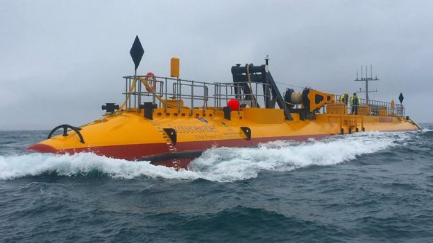 Orkney tidal turbine generating 'phenomenal result' - BBC News