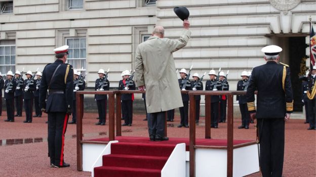 Prince Philip Carries Out Final Official Engagement - BBC News