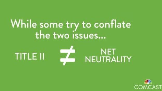 The internet service provider argues that they are a supporter of the principle of net neutrality, but the regulation which classified their company as a Title 2 carrier is outdated and heavy handed.