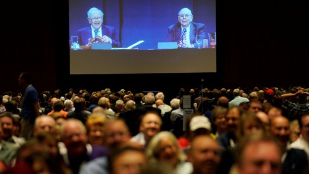 Warren Buffett y Charlie Munger, vicedirector de Berkshire Hathaway.