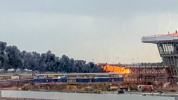 Пожежа в Шереметьєво