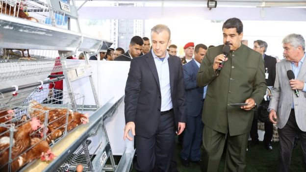 Nicolás Maduro en la Expo Venezuela