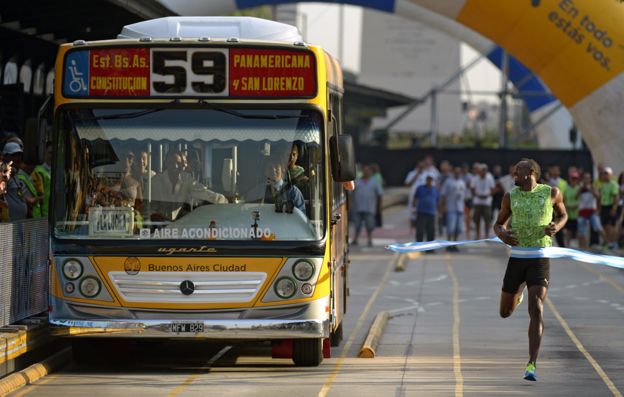Usain Bolt en Buenos Aires