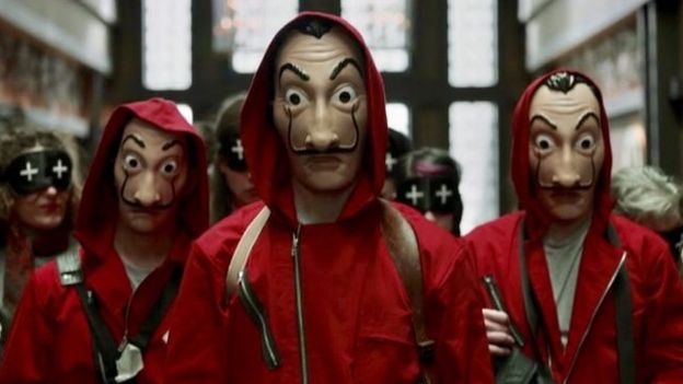 Escena de "La casa de papel"