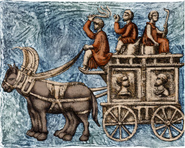 Carro funerário romano