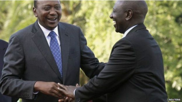 William Ruto na Uhuru Kenyatta