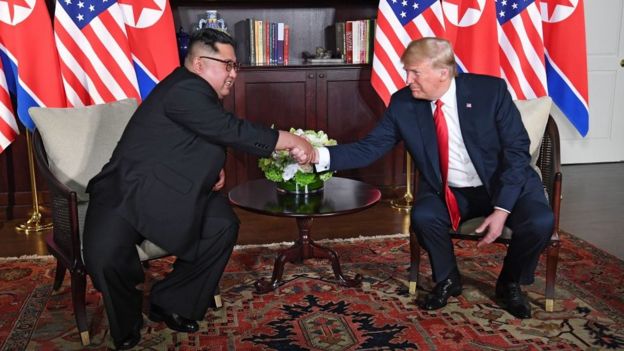 Kim y Trump