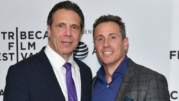 Chris Cuomo and his brother, New York Governor Andrew Cuomo