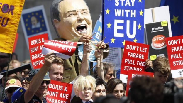 Marcha en Londres contra del Bréxit