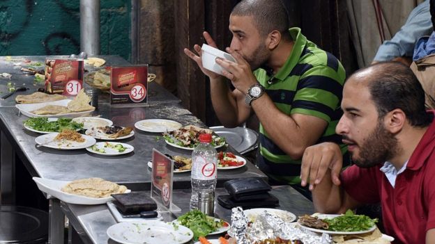 Restaurante en El Cairo.