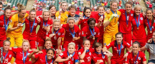 England's bronze-medal-winning World Cup squad