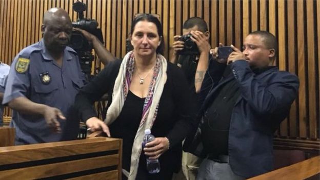 Vicky Momberg in court in South Africa