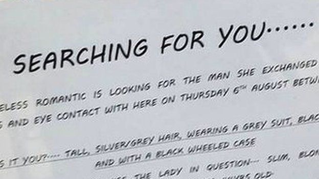 Advert looking for man