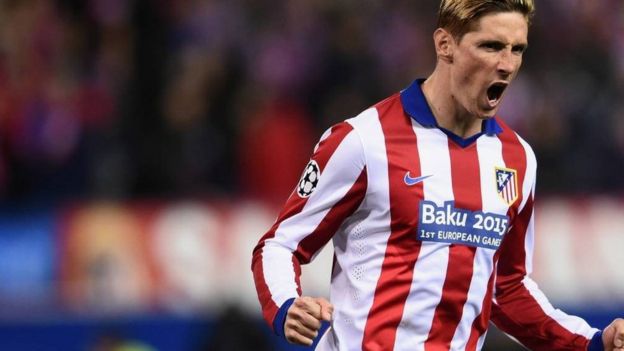 Mshambuliaji katika timu ya Atletico Madrid Fernando Torres