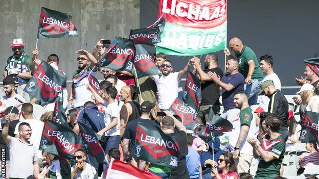 Lebanon fans were delighted by their team's performance against France