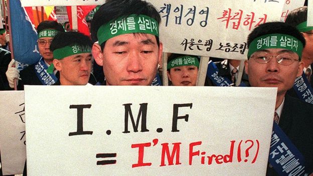 Protesta en Corea del Sur