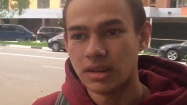 شاب روسي يتحدث لبي بي سي