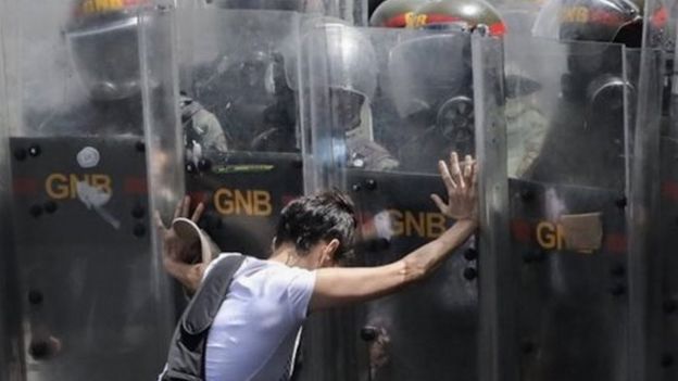 Manifestaciones en Caracas