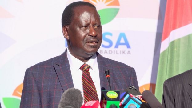 Odinga anadai mitambo ya tume ya uchaguzi ilidukuliwa kumfaa Kenyatta