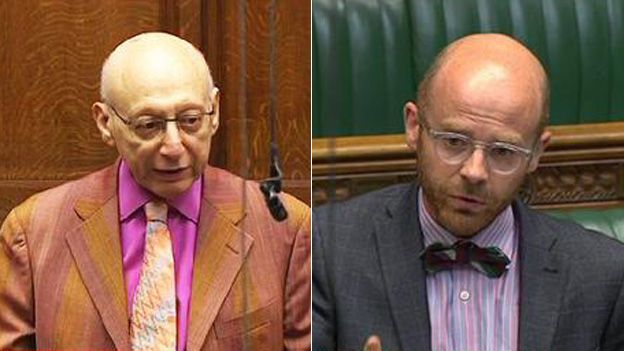 Labour MP Gerald Kaufman and SNP MP Michael Docherty