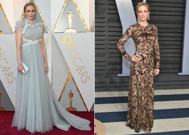 Oscars 2018: When one dress is not enough - BBC News