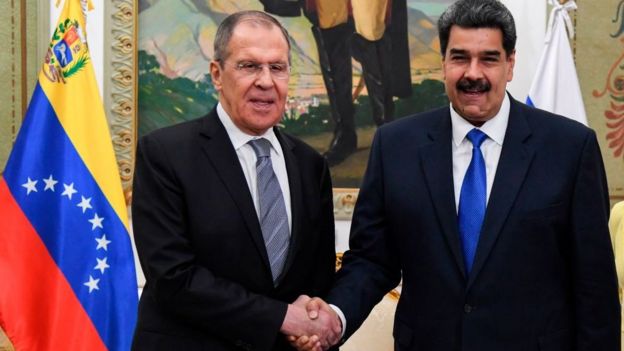 Lavrov con Maduro.