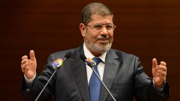 محمد مرسی در زمان ریاست جمهوری