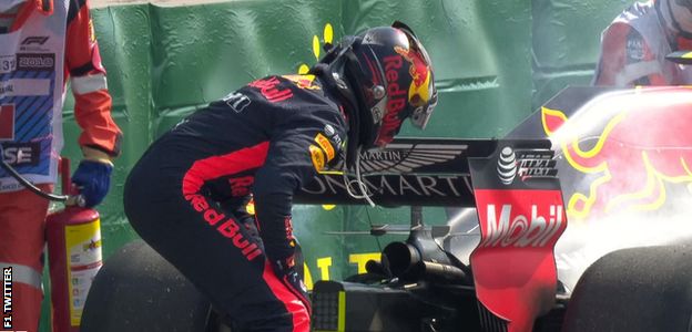 Mexican GP: Verstappen fastest before breaking down with Hamilton ...