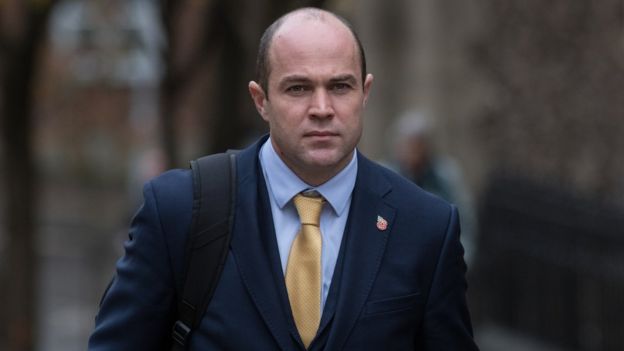 Emile Cilliers llegando al tribunal