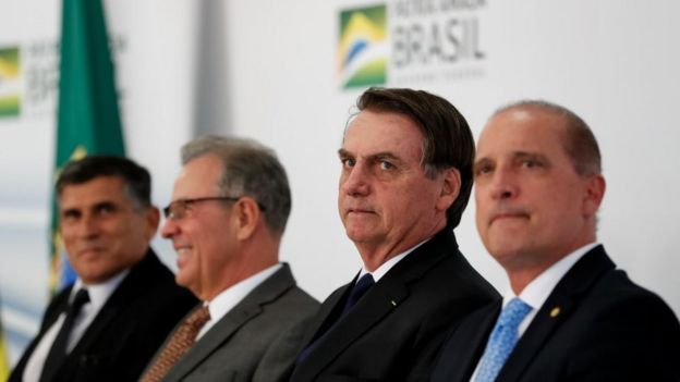 Bolsonaro e ministros