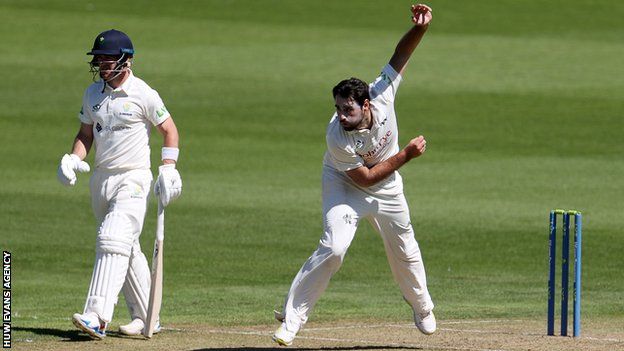 Seamer Brett Hutton is playing only his fourth match of the season for Notts