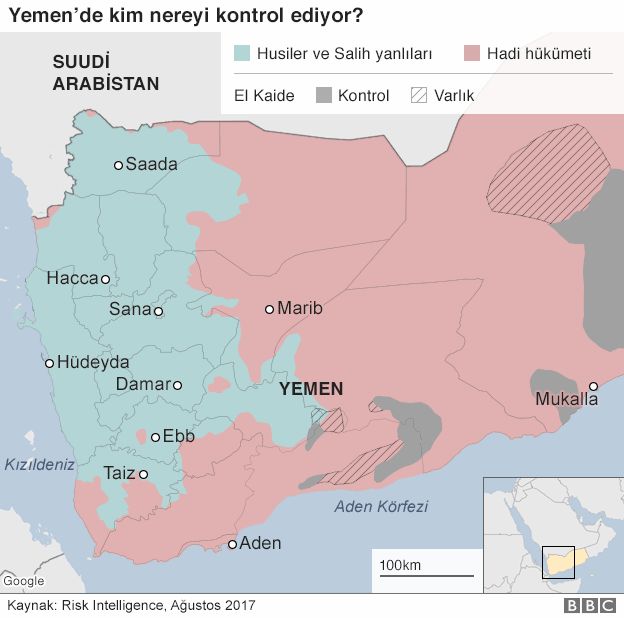 Yemen'de kim nereyi kontrol ediyor