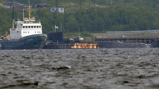 БС-136 "Оренбург" в Североморске. Снимок сделан 3 июля 2019 года