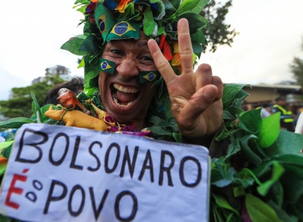Partidario de Bolsonaro