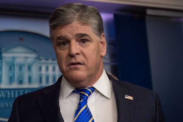 Mr Hannity visited the White House shortly after Mr Trump was elected