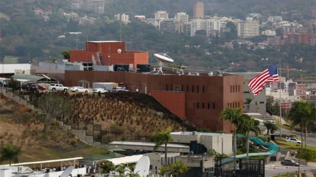 Embajada de EE.UU. en Caracas.