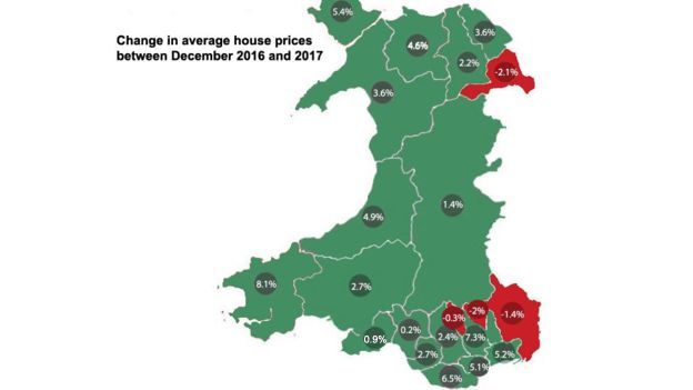 Housing price map