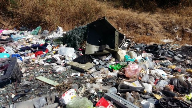 El basurero de Tetlama recibió millones de toneladas de residuos en tres décadas.
