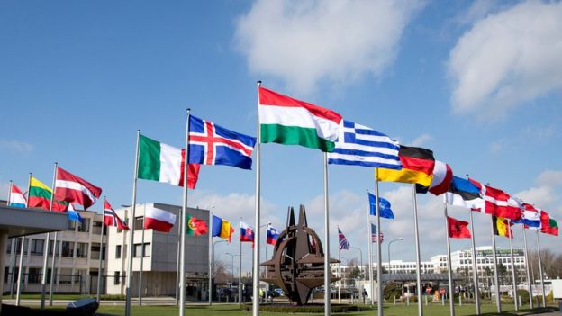 NATO headquarters in Brussels (file)
