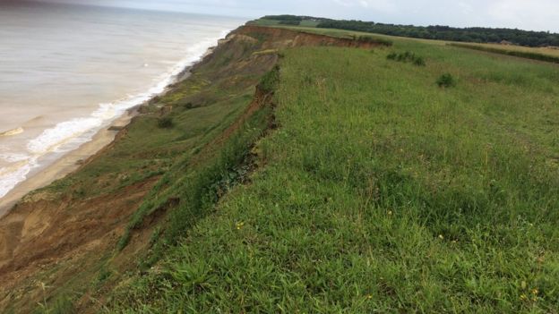 Overstrand cliffs