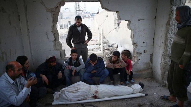 Syria Conflict Almost One Million Living Under Siege Un Bbc News 