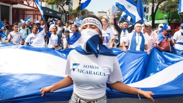 Protesta en Nicaragua