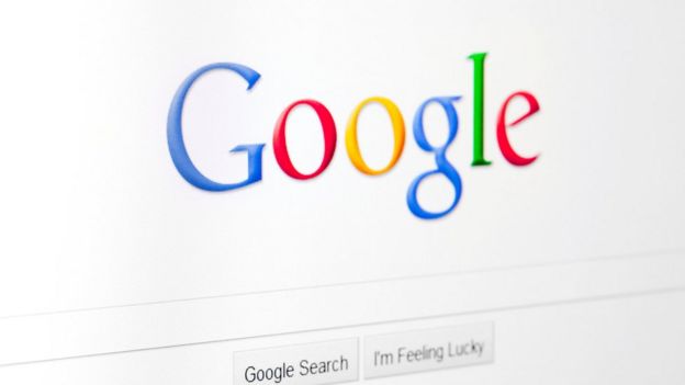 Logo de Google en su buscador.