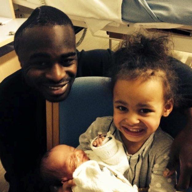 Jerome Wilson, daughter Serenity and son Cairo