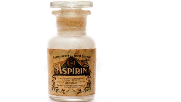 Frasco de aspirina