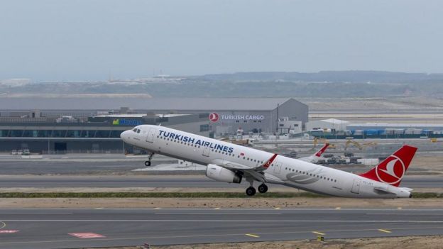 Avión de Turkish Airlines