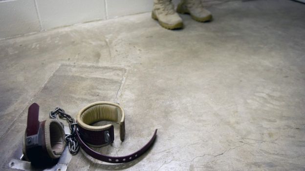 Celda de castigo en Guantánamo