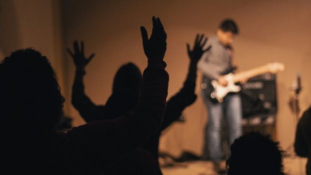 Culto em igreja evangélica