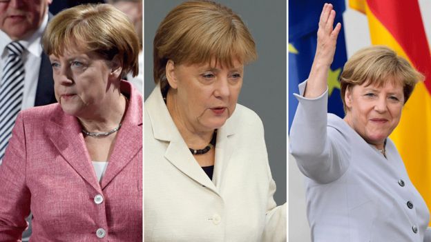 Angela Merkel en enero de 2015