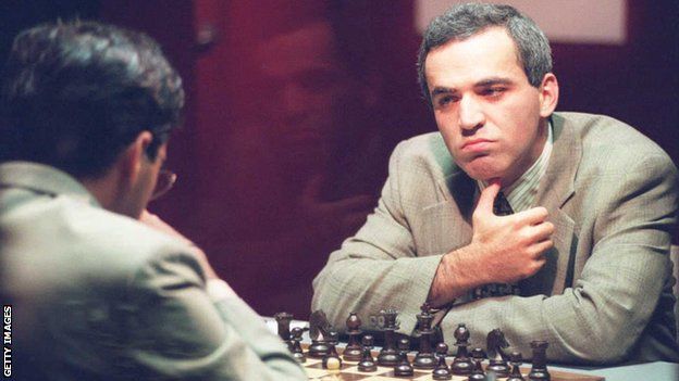 Former world chess champion Garry Kasparov